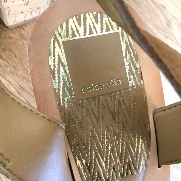 DOLCE VITA PLATFORM CORK SANDALS - Picture 12 of 12